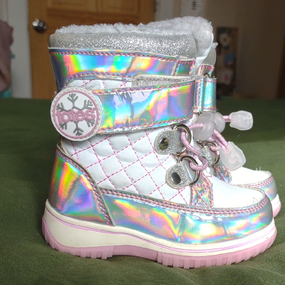 Toddler Holographic Snow Boots